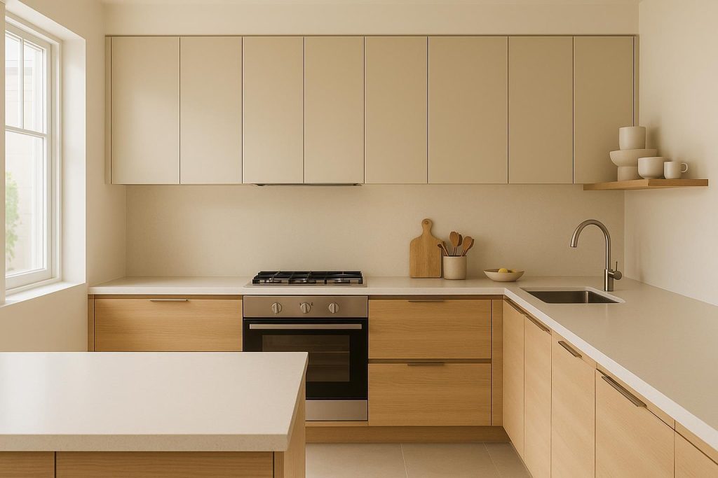 Bright, modern kitchen renovation that adds home value.